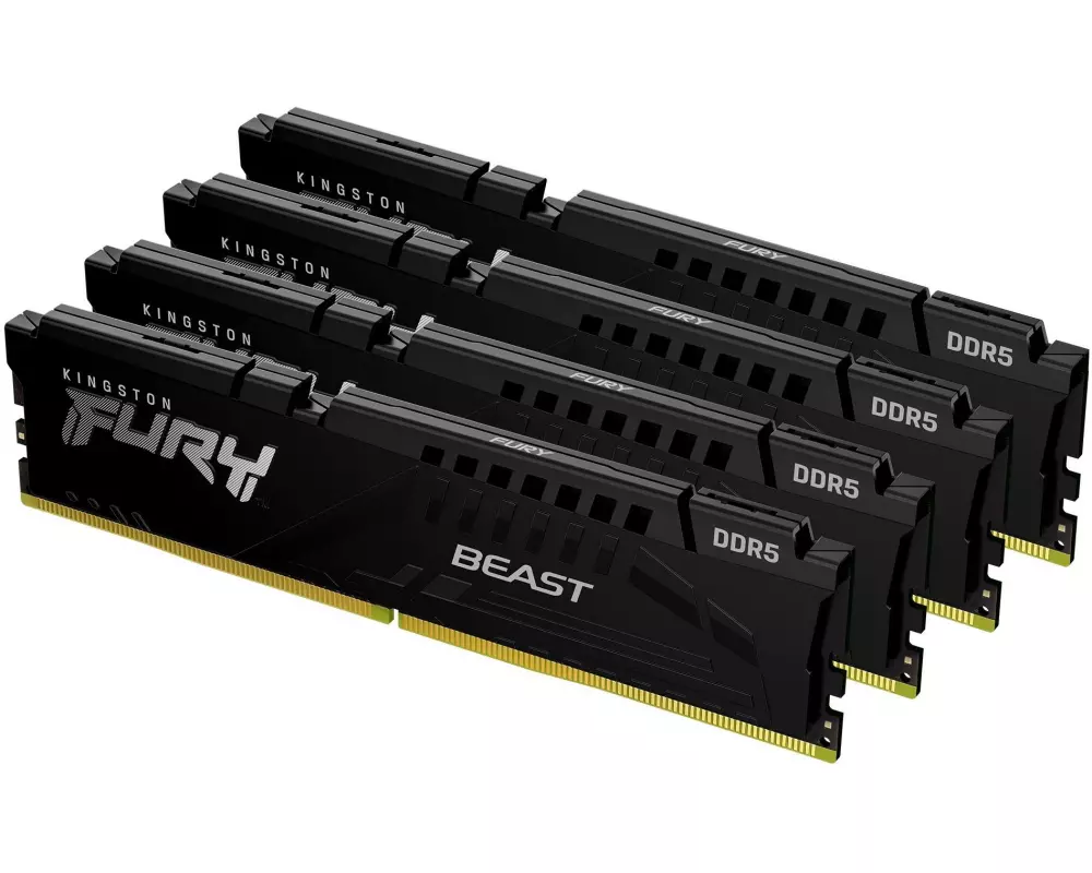 Kingston DDR5-RAM Fury Beast 5200 MHz 4x 32 GB