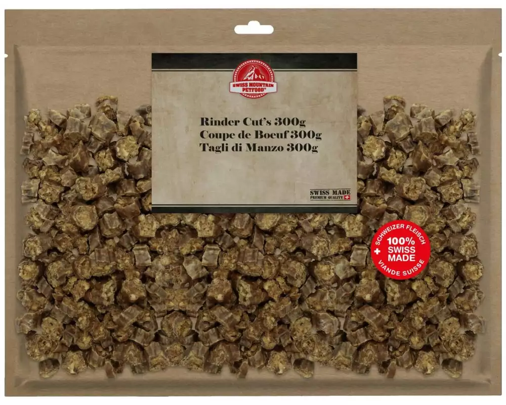 Swiss Mountain Petfood Kauartikel Swiss Beef Cuts, 300 g