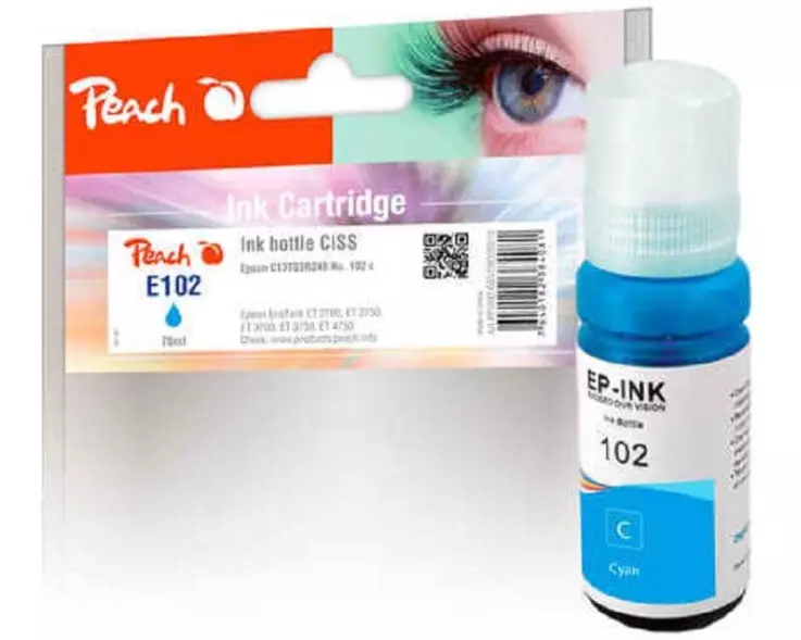 Peach Tinte Epson 102 (C13T03R240) Cyan