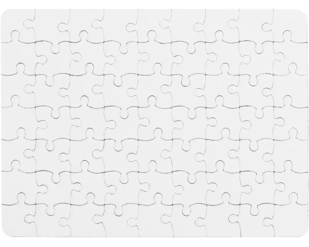 FTM Papp-Puzzle zum Bemalen, A5, 4 Stück