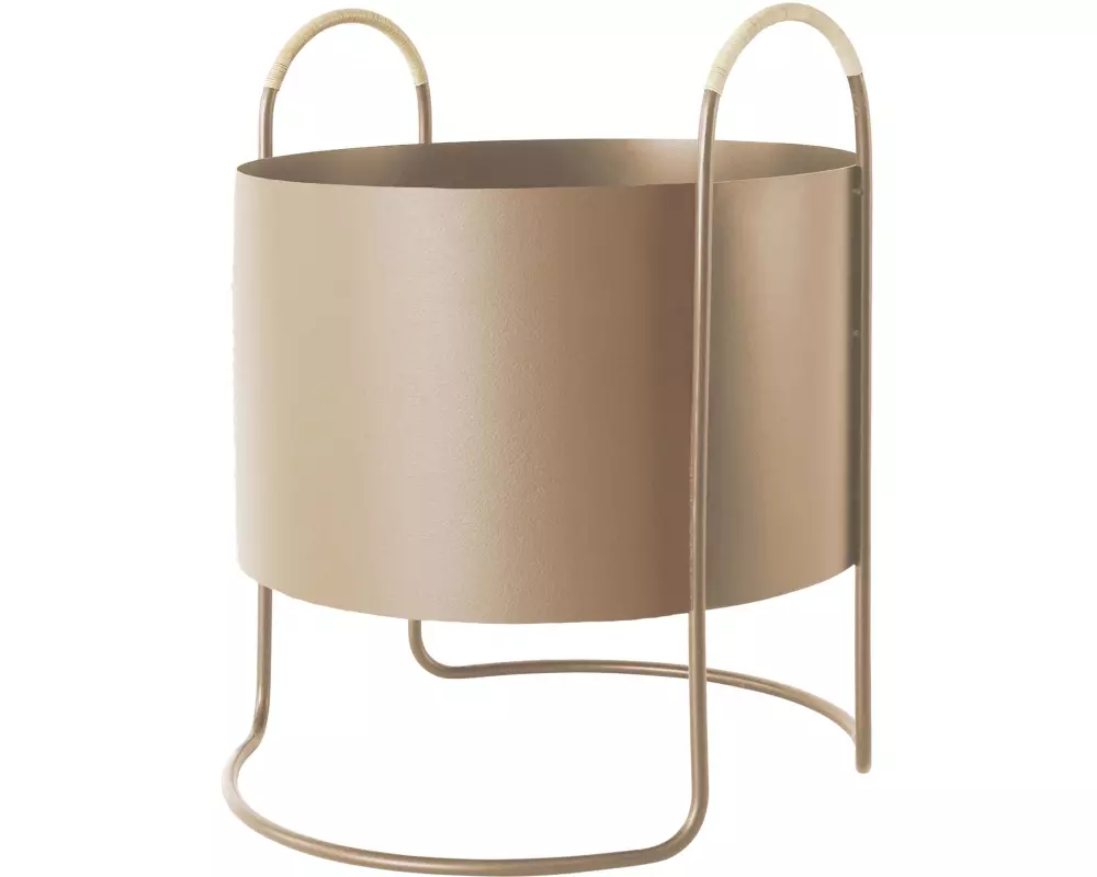 OYOY Blumentopf Maki niedrig 42 x 50 cm, Beige