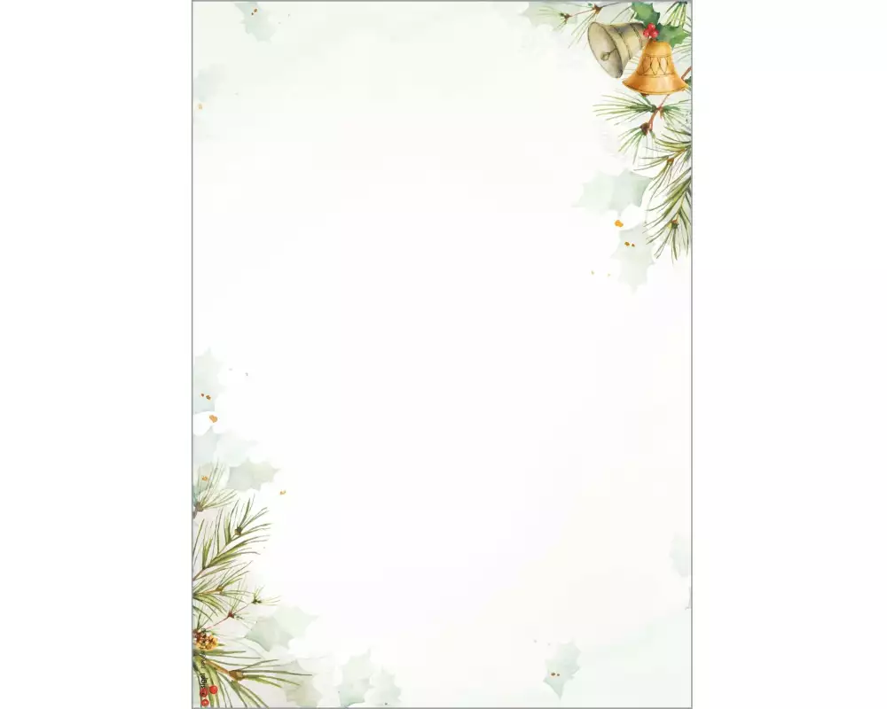 Sigel Weihnachts-Motiv-Papier, Bells A4 90 g/m² 100 Blatt