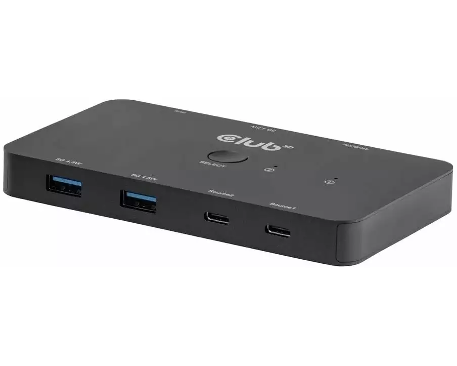 Club 3D 2-Port Signalsplitter Zweifach USB Typ C zu HDMI CSV-2512