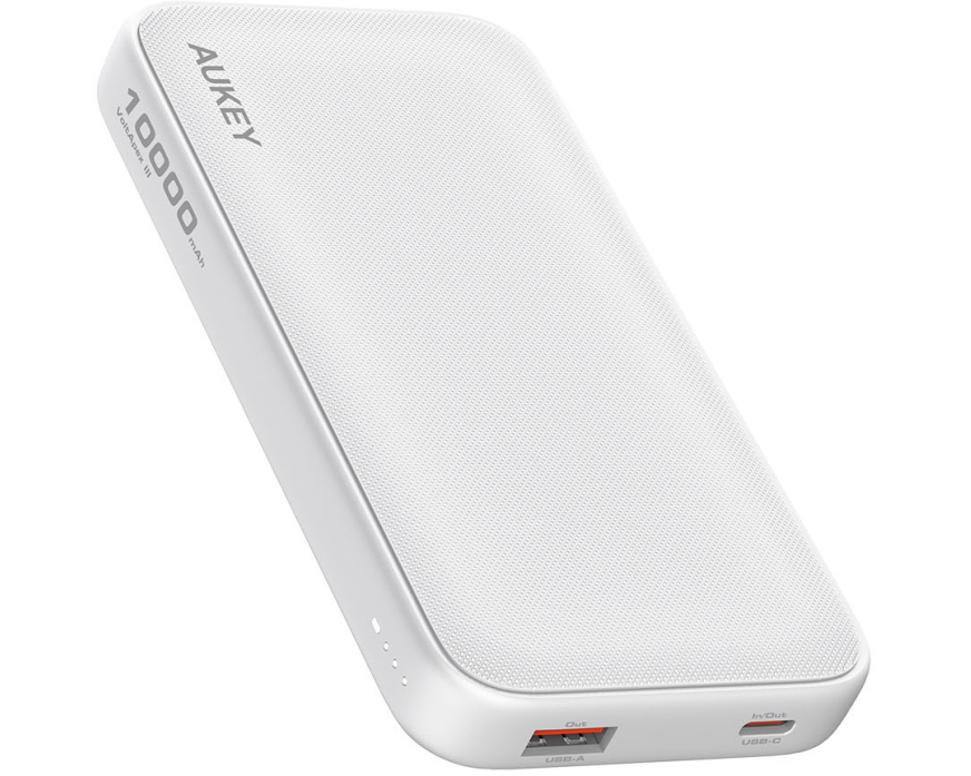 AUKEY Spark GO 10000mAh Plus Powerba PB-Y46P WH 20W Fast Charging, White