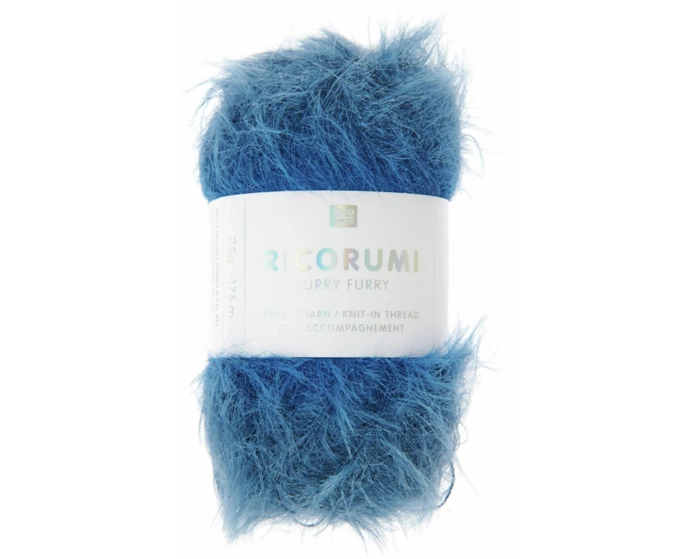 Rico Design Wolle Ricorumi Furry Furry Nachtblau