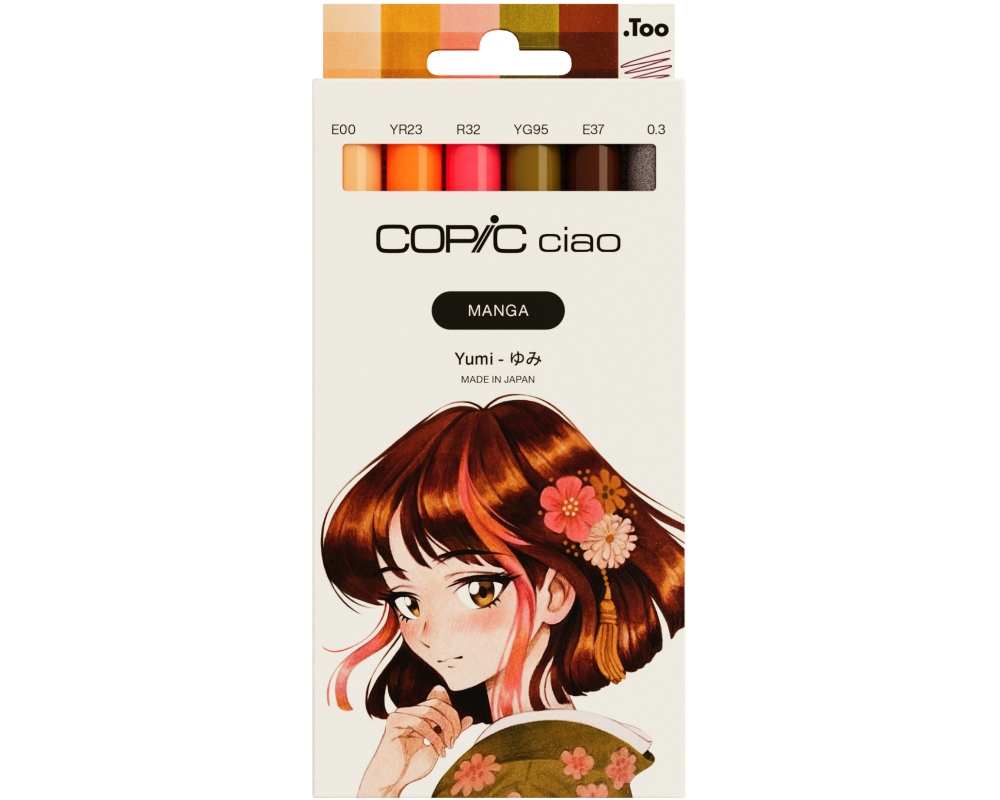 COPIC Marker Ciao Manga Set 22075595 Yumi 6 Stück