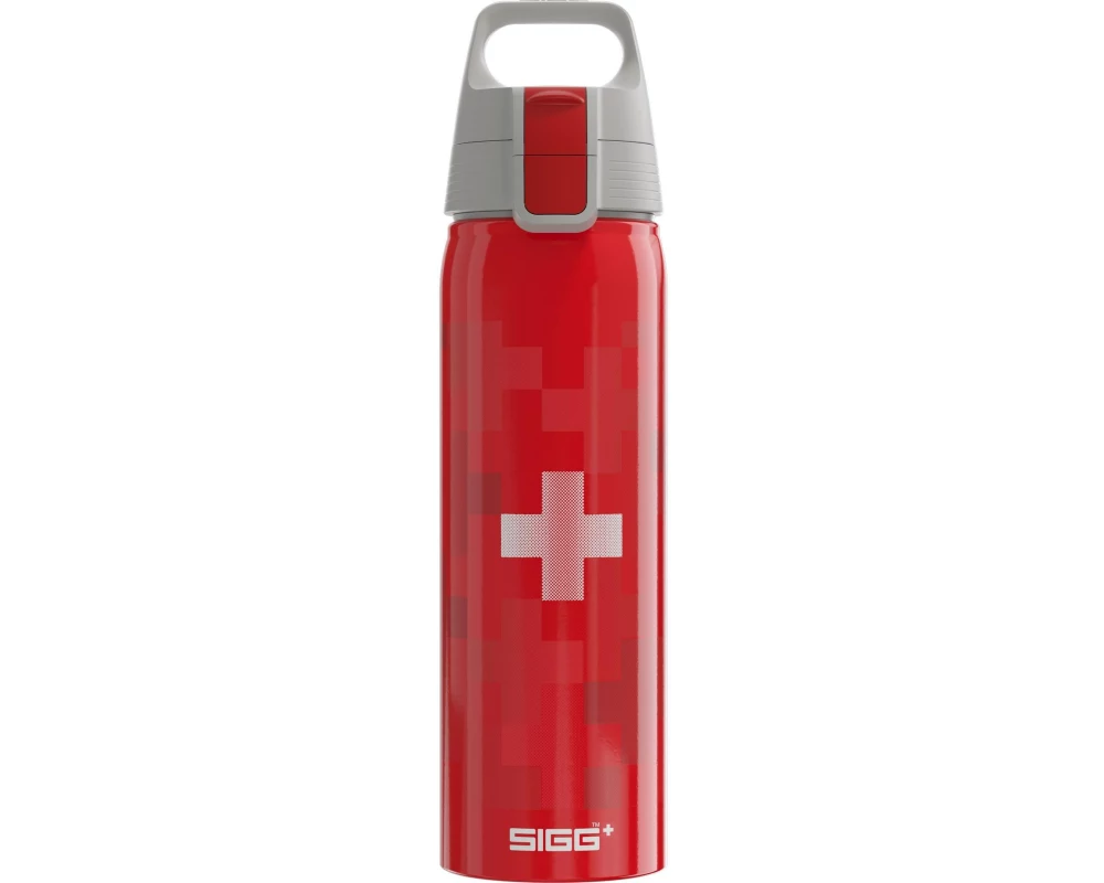 SIGG Trinkflasche WMB ONE Swiss Cross 0.75 L 750 ml, Rot