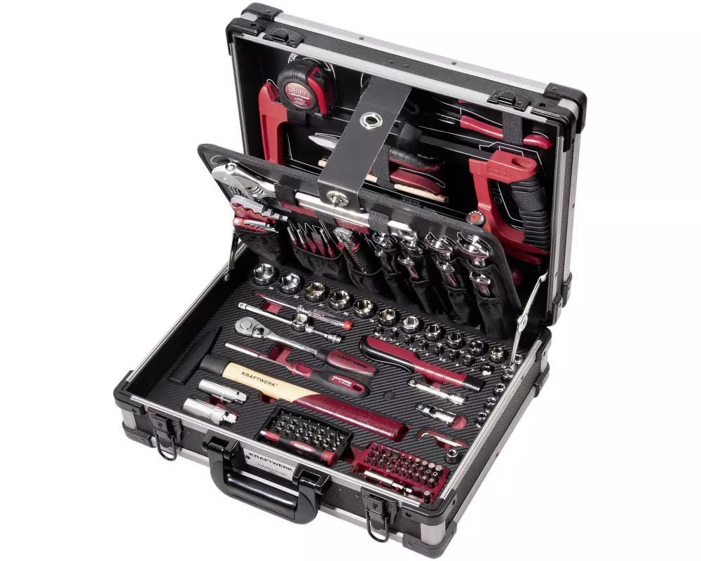 Kraftwerk Werkzeugkoffer Profi-Alu KW PB 151-teilig
