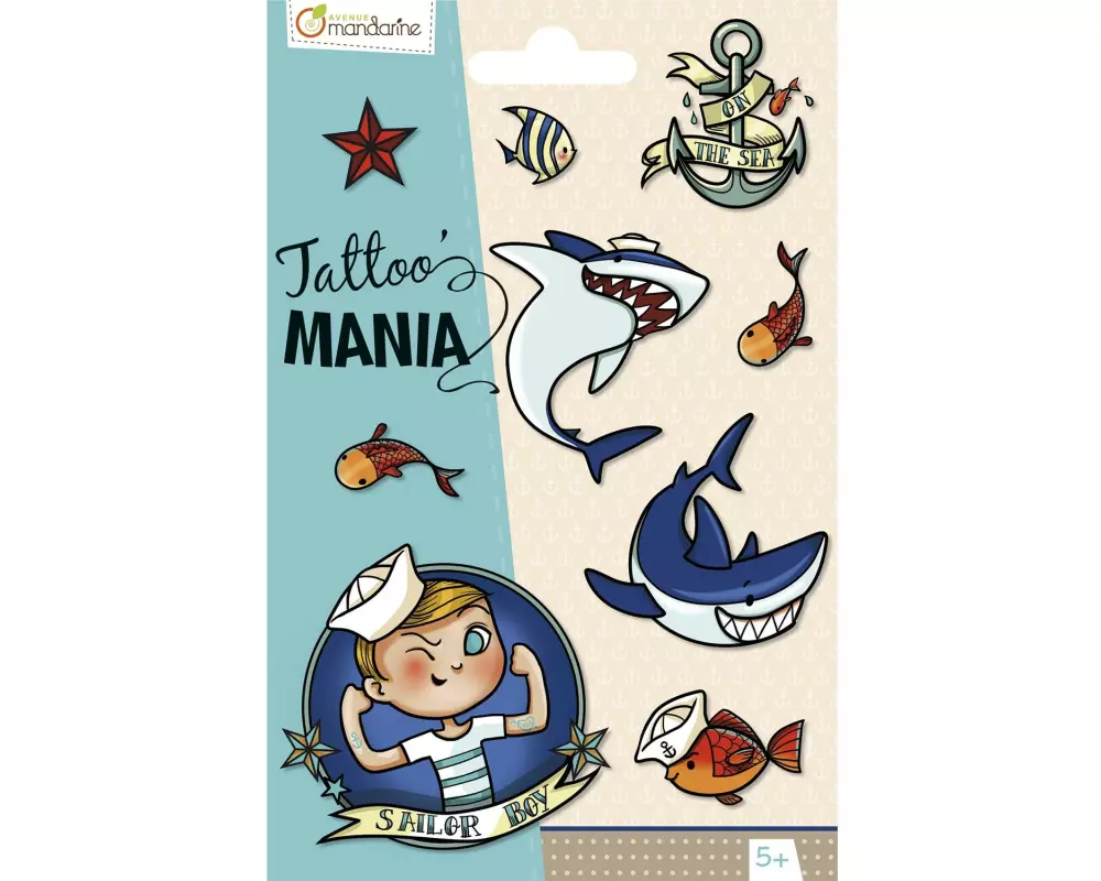 Avenue Mandarine Tattoo Set Tattoo Mania Marine