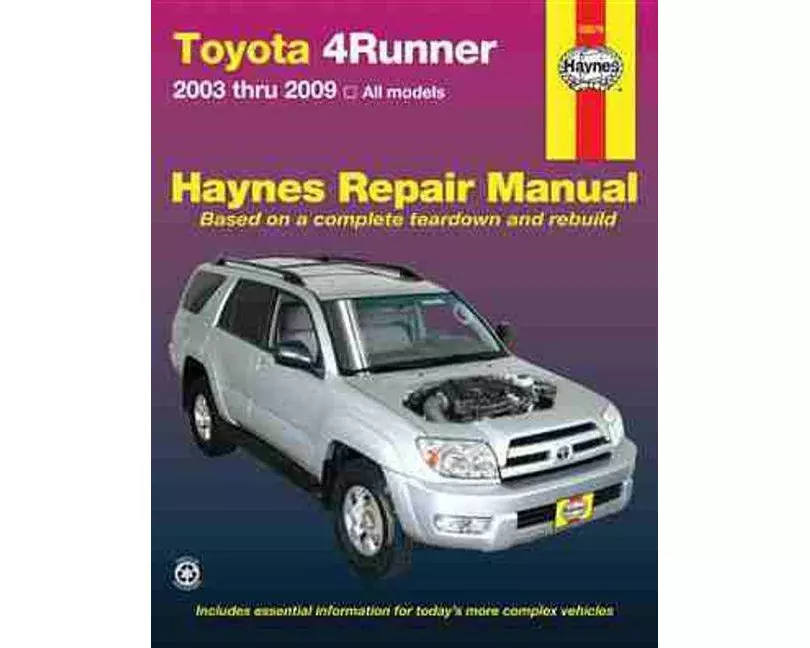 Toyota 4Runner 2003 To 2009