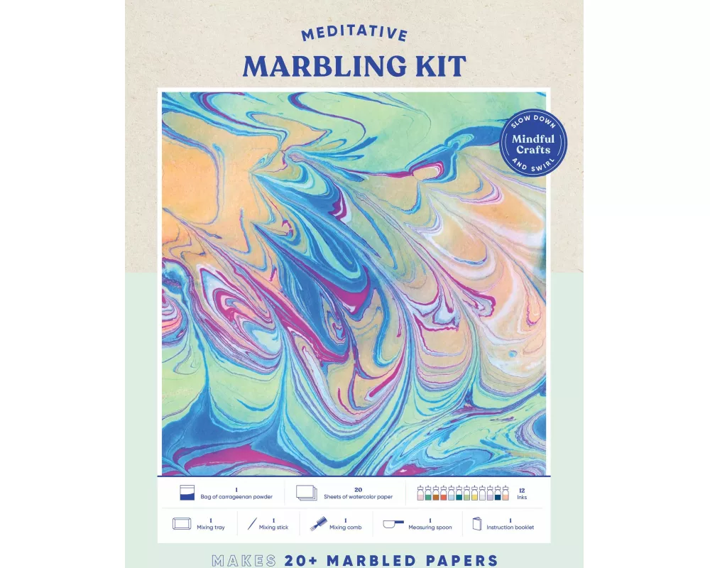 Mindful Crafts: Meditative Marbling Kit