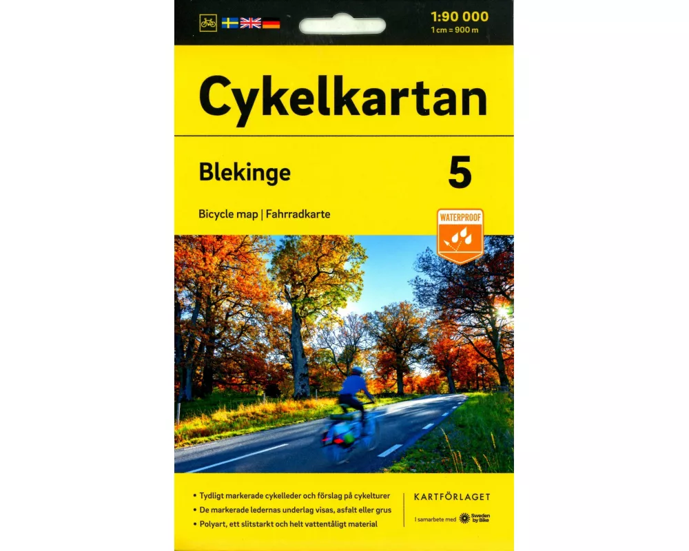 Cykelkartan Blad 5 Blekinge 1:90000