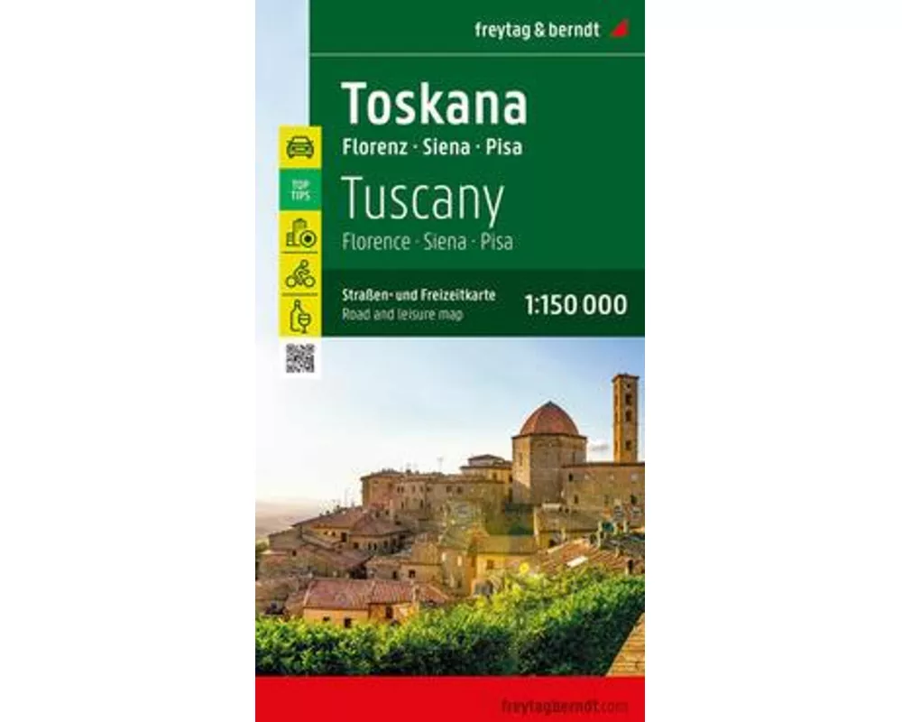 freytag & berndt Straßenkarte Toskana 1:150.000