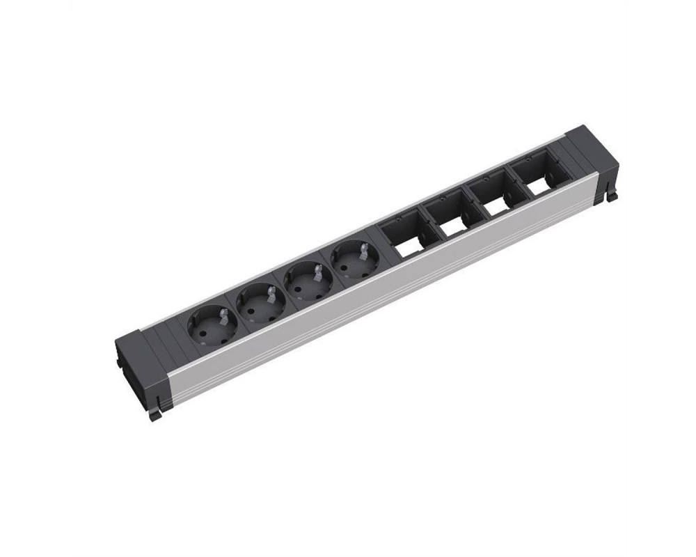BACHMANN CONFERENCE TOP FRAME X-Large Einsatz 4x Schutzkontakt 4x ABD