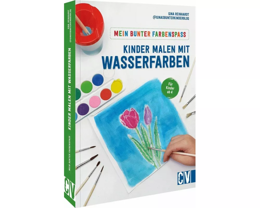 Mein bunter Farbenspaß – Kinder malen mit Wasserfarben