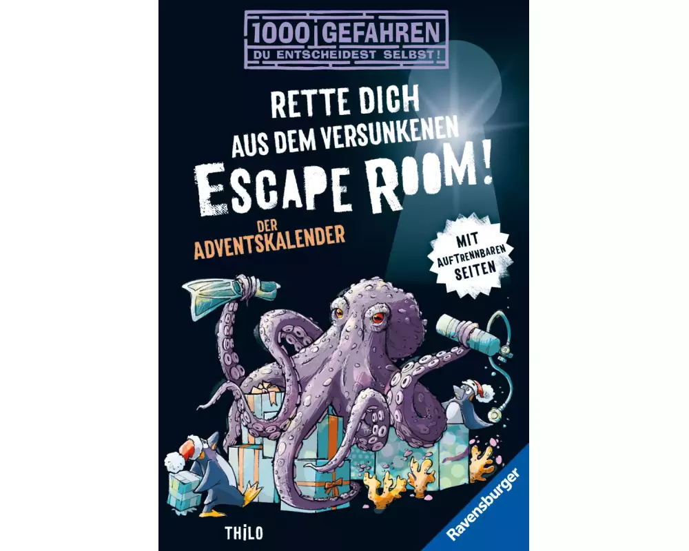 1000 Gefahren - Der Adventskalender - Rette dich aus dem versunkenen Escape Room!