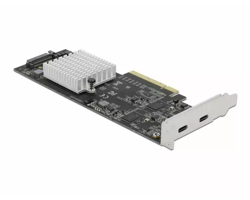 Delock PCI-Express-Karte USB 3.2 Gen2x2 - 2x USB-C Dual Channel