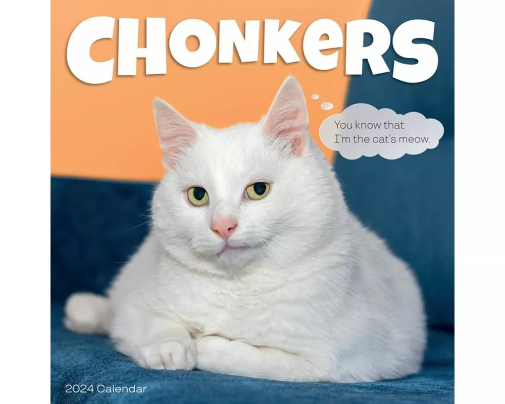 Chonkers Wall Calendar 2024