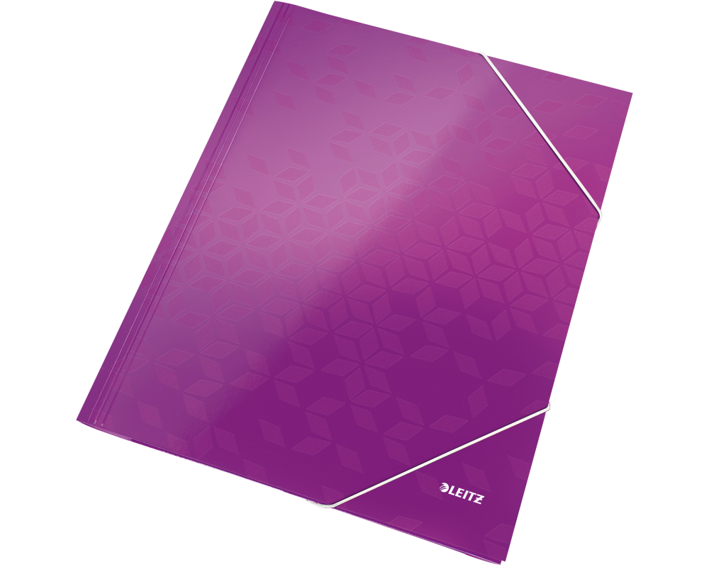 LEITZ Gummibandmappe WOW A4 39820062 violett