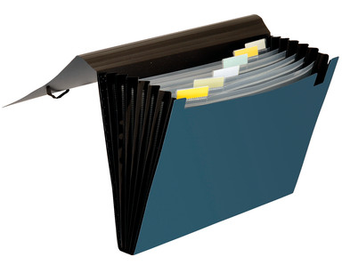 DUFCO Fächertasche A4 51500.03687 blau, 6 Fächer