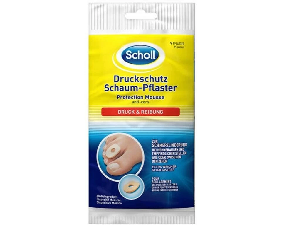 Scholl Druckschutz Schaum-Pflaster 9 Stück