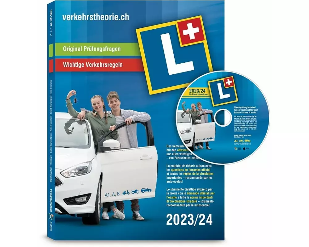 Verkehrstheorie.ch Arbeitsbücher und CD 2023/24
