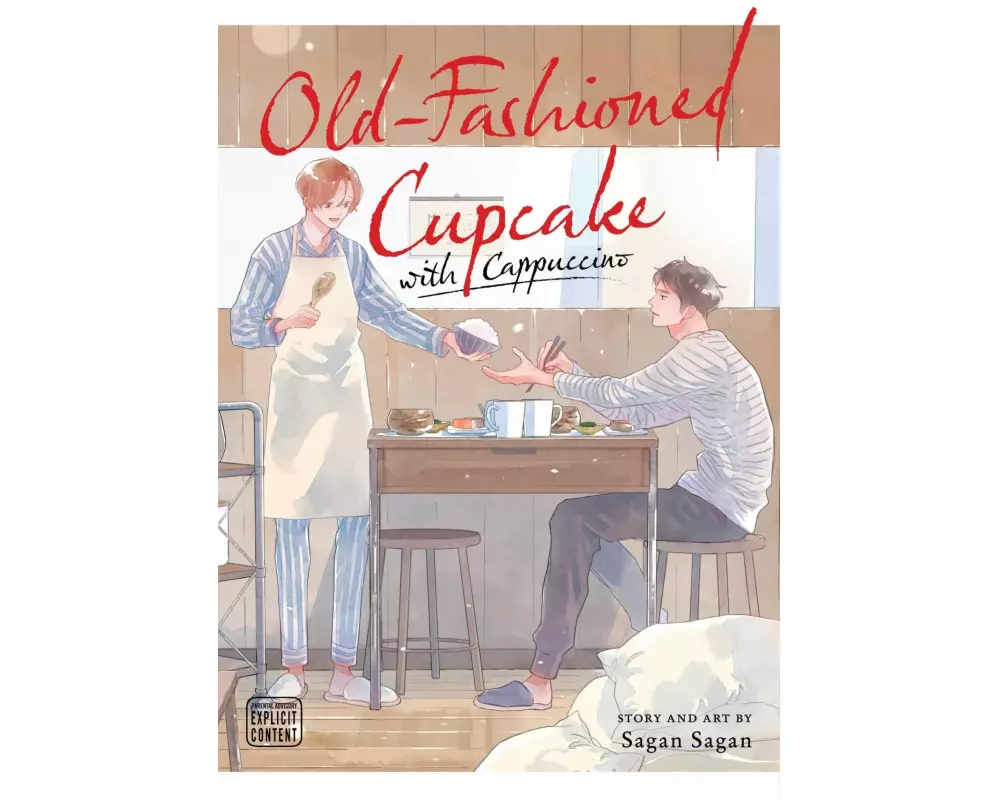 Old-Fashioned Cupcake with Cappuccino