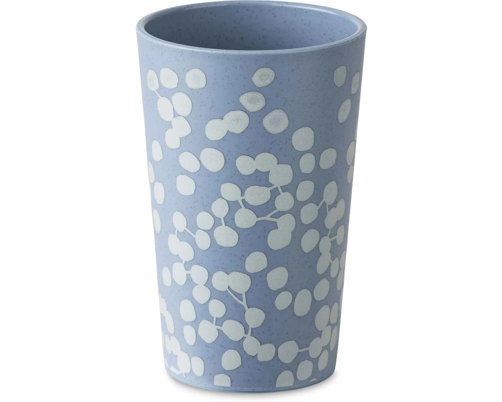 Koziol Wasserbecher Blomster Dot 350 ml, Blau