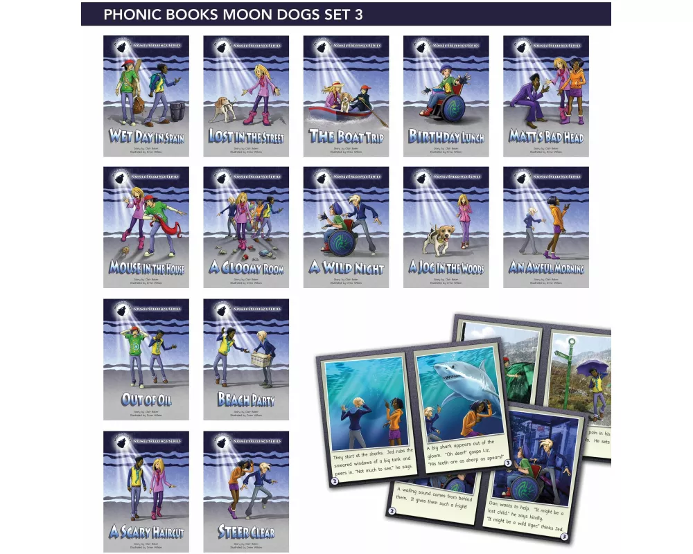 Phonic Books Moon Dogs Set 3 Vowel Spellings