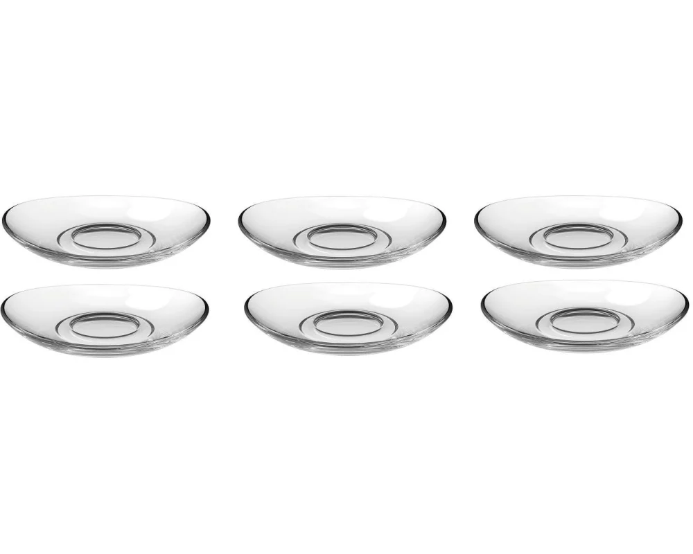 Leonardo Untertasse Napoli Ø 11 cm 6 Stück, Transparent