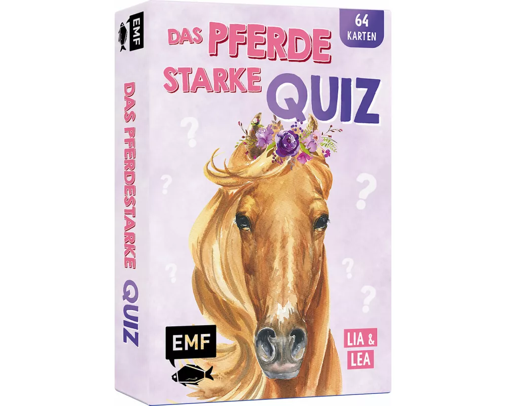 Kartenspiel: Das pferdestarke Quiz von den beliebten Social-Media-Stars Lia und Lea – # ponylife