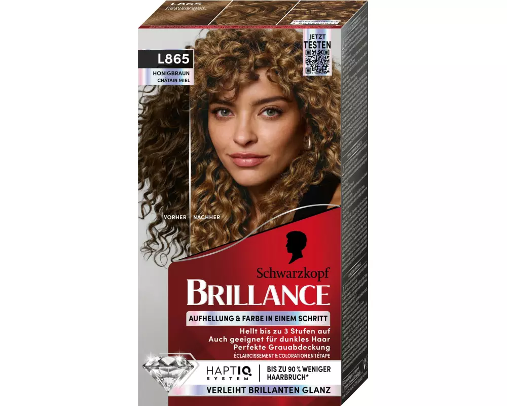 Schwarzkopf BRILLANCE Haarcoloration Brillance L865 Honigbraun