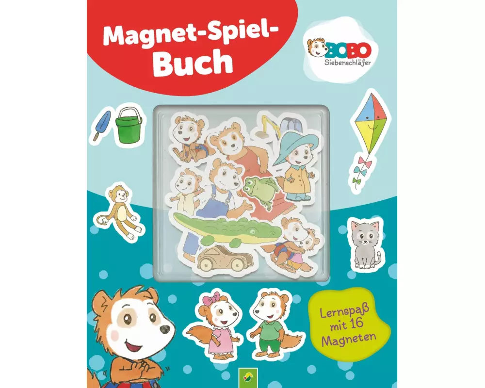 Bobo Siebenschläfer Magnet-Spiel-Buch