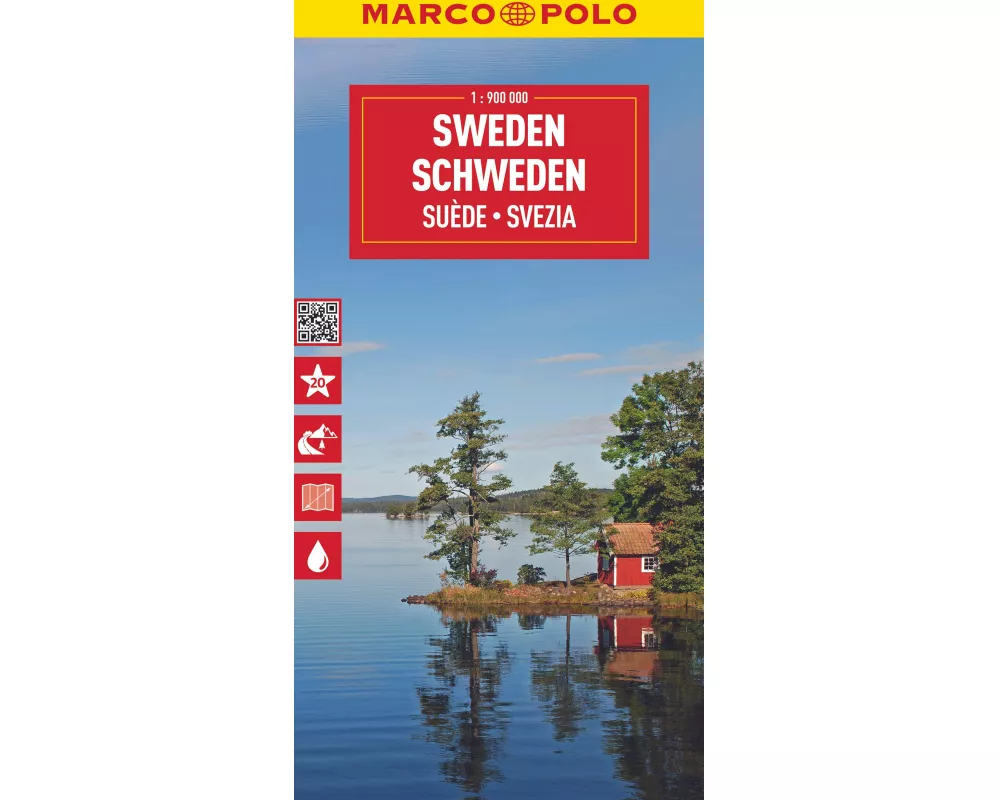 MARCO POLO Reisekarte Schweden 1:900.000
