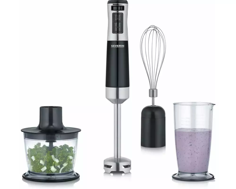 Severin Stabmixer SM 3772 Schwarz/Silber