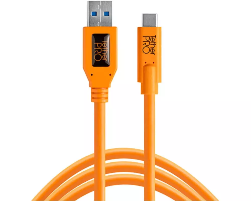 Tether Tools Kabel TetherPro USB 3.0 / USB-C 4.6 Meter – orange