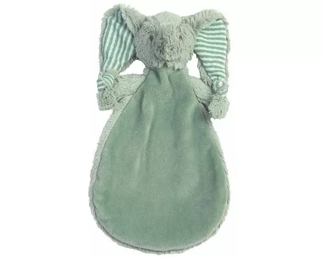 Schmusetuch Elefant Eddy grün 26 cm