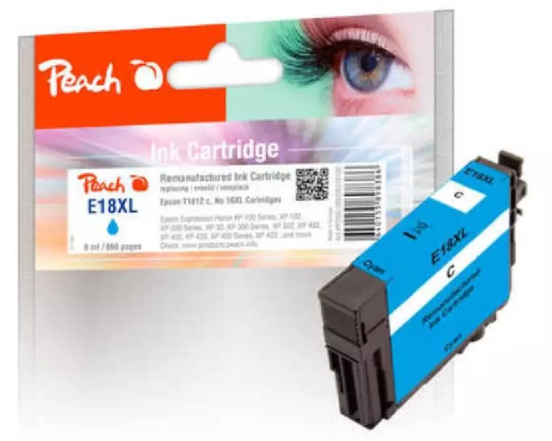 Peach Tinte Epson T1812, No 18XL Cyan