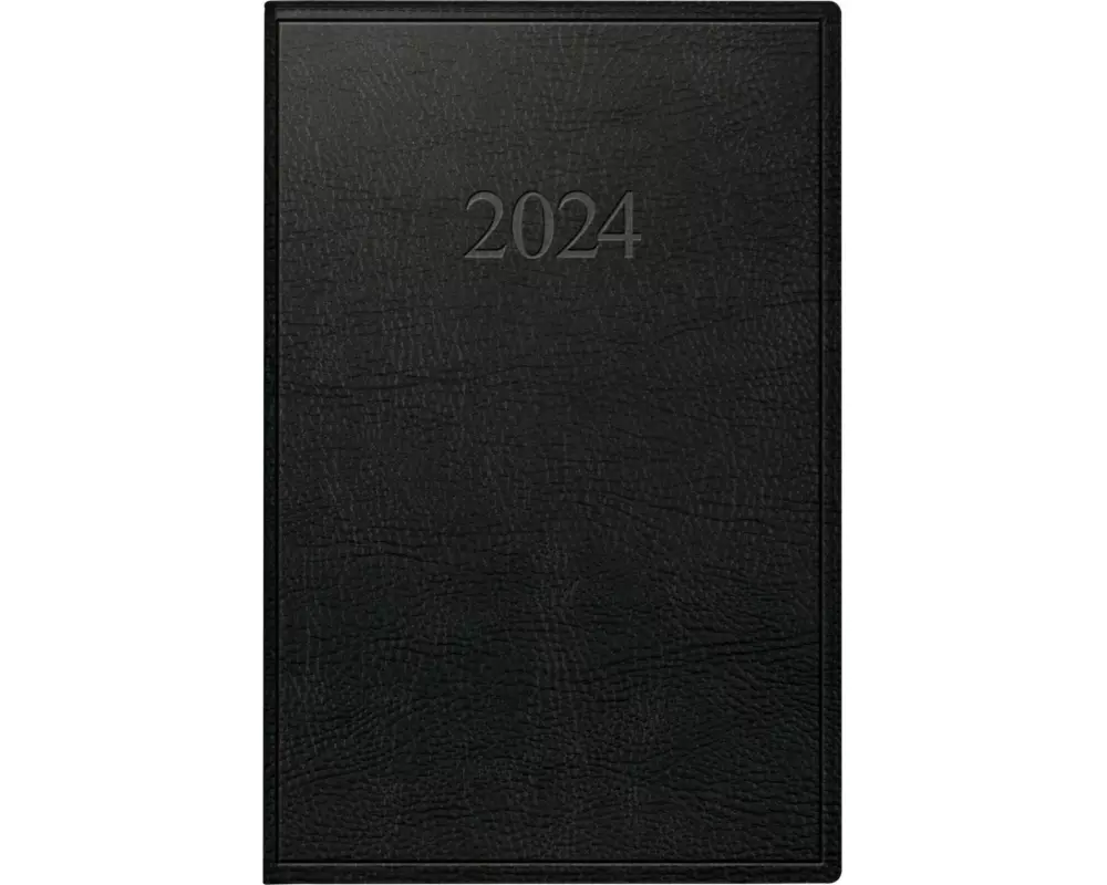 rido/idé 7011054904 Wochenkalender Taschenkalender 2024 Modell partner/Industrie I 2 Seiten = 1 Woche Blattgröße 7,2 x 11,2 cm Kunstleder-Einband P