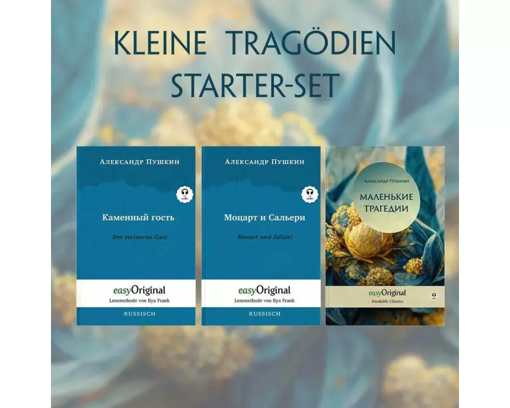 Kleine Tragödien (mit Audio-Online) - Starter-Set - Russisch-Deutsch