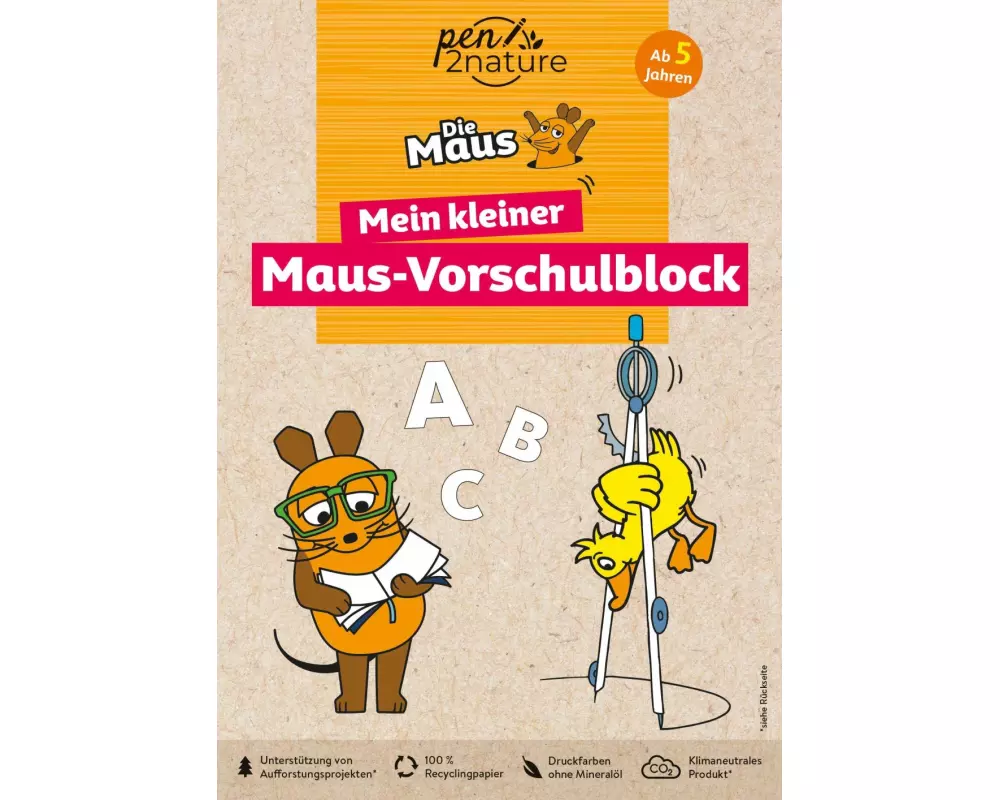 Mein kleiner Maus-Vorschulblock. Vorschulübungen für Kinder ab 5 Jahren