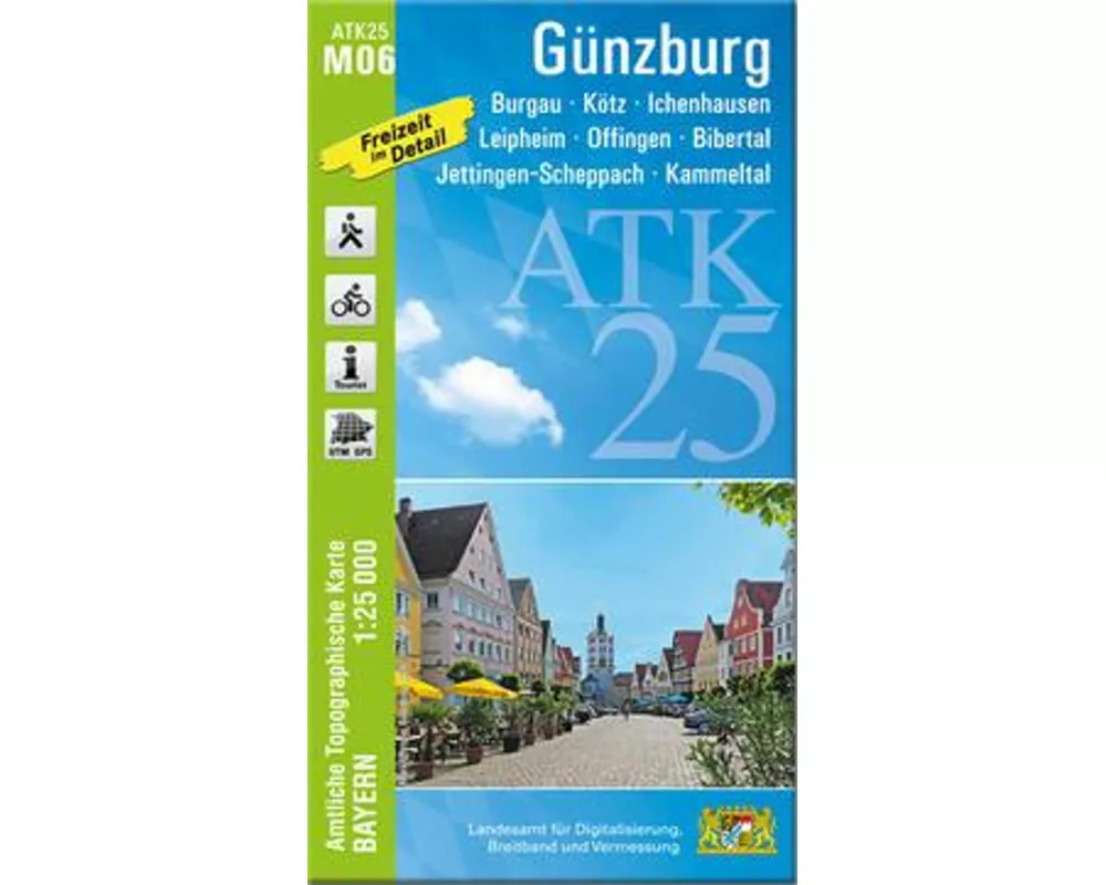 ATK25-M06 Günzburg (Amtliche Topographische Karte 1:25000)