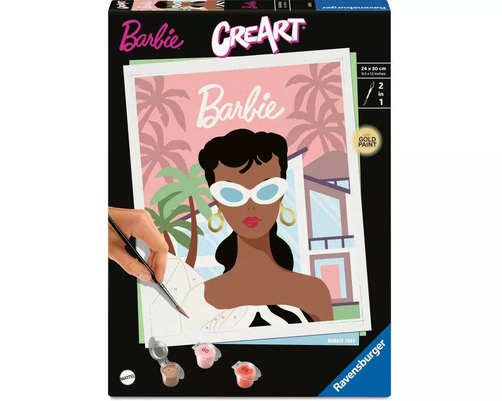 Ravensburger Malen nach Zahlen CreArt – Barbie 1959