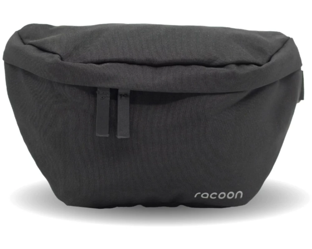 Racoon Bauchtasche Crossbody Bag Schwarz, 25 x 16 cm