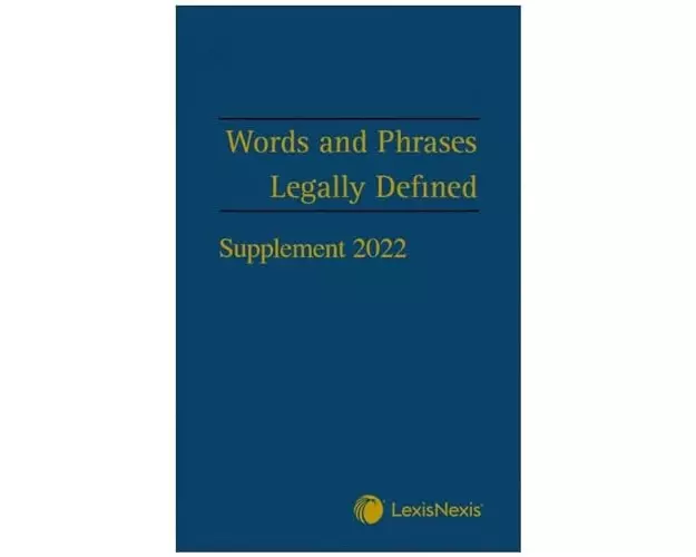 Words and Phrases Legally Defined 2022 Supplement
