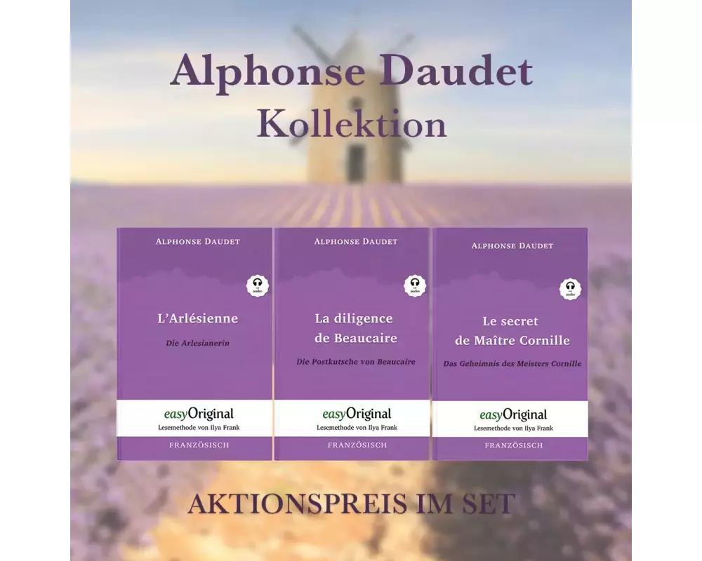 Alphonse Daudet Kollektion (Bücher + Audio-Online) - Lesemethode von Ilya Frank