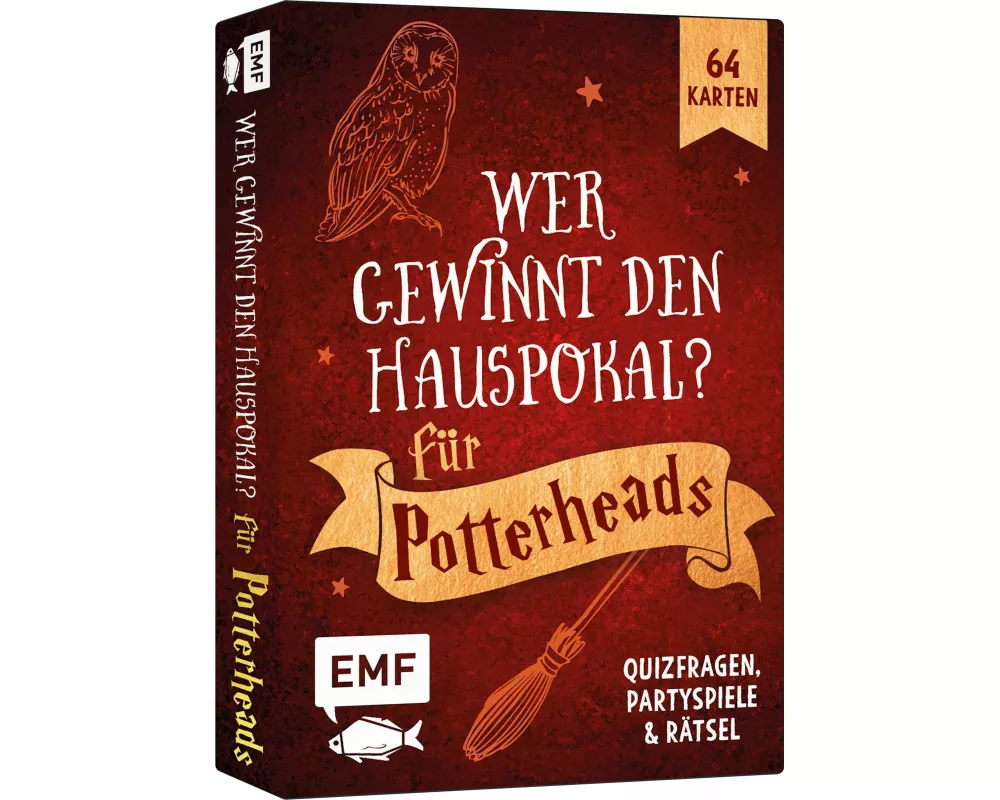 Kartenbox: Wer gewinnt den Hauspokal? Das Partyspiel für alle Harry Potter-Fans