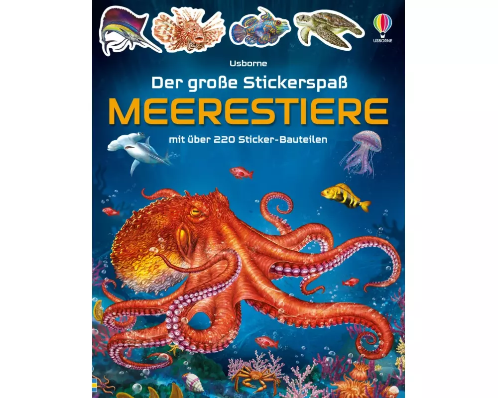 Der große Stickerspaß: Meerestiere