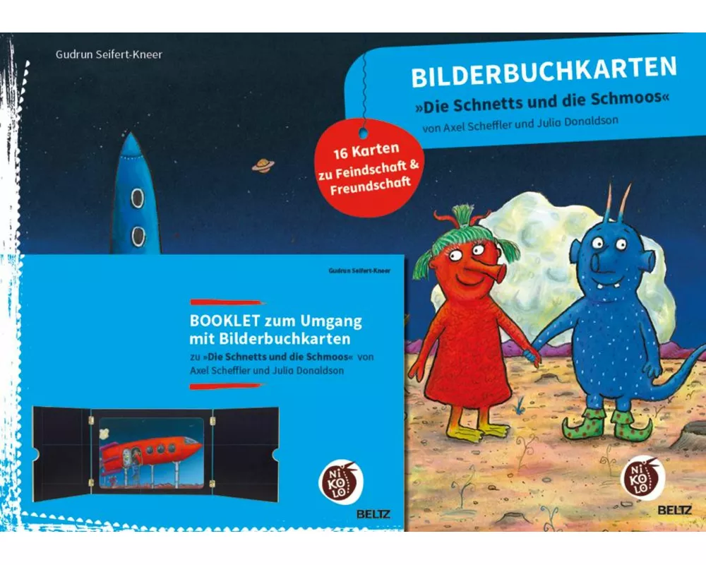 Bilderbuchkarten »Die Schnetts und die Schmoos« von Axel Scheffler und Julia Donaldson
