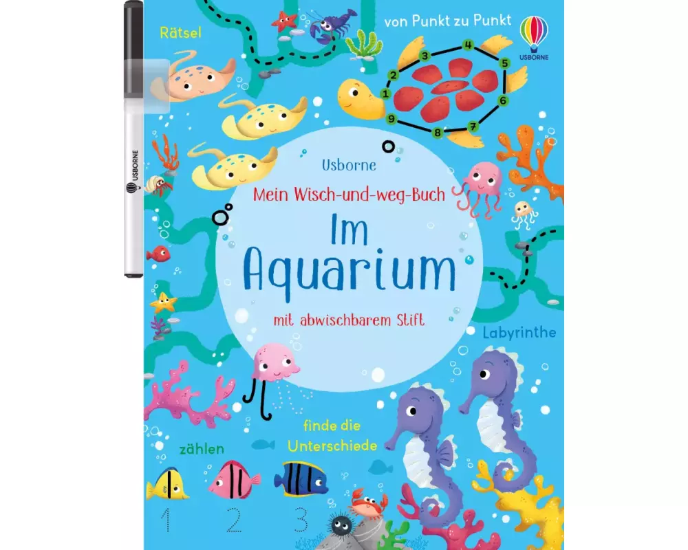 Mein Wisch-und-weg-Buch: Im Aquarium
